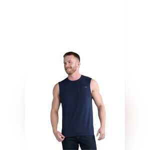 Brahma Men's Navy Tank